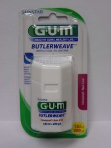 GUM Unwaxed tooth floss